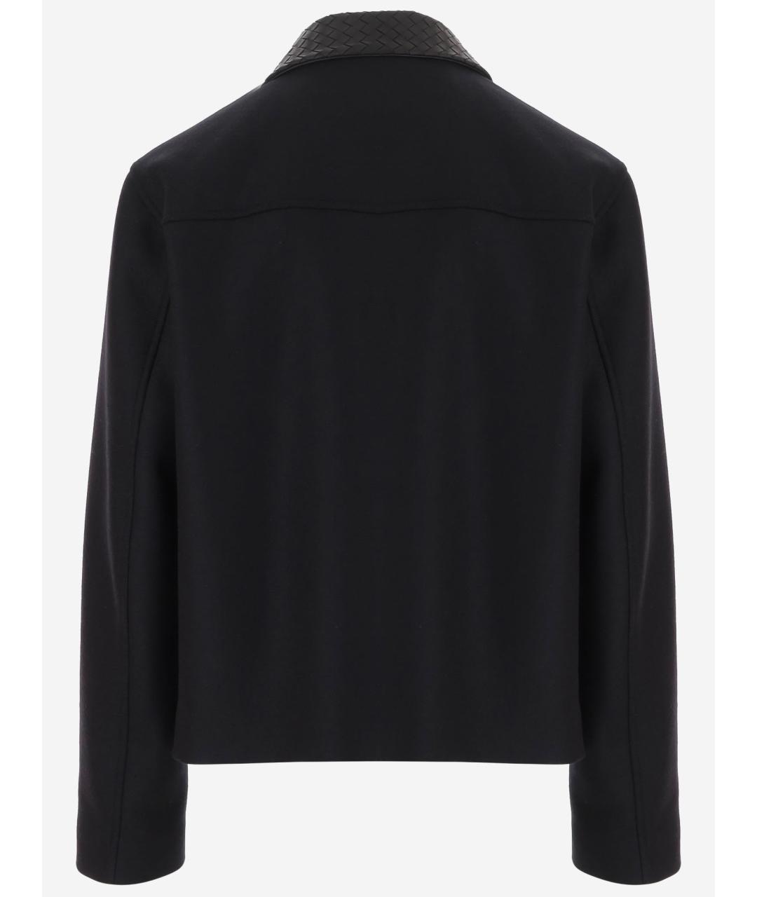 BOTTEGA VENETA Черная шерстяная куртка, фото 2