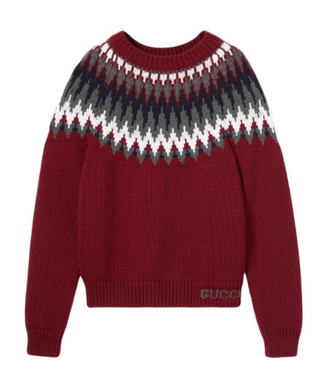 GUCCI Красный джемпер / свитер, фото 1