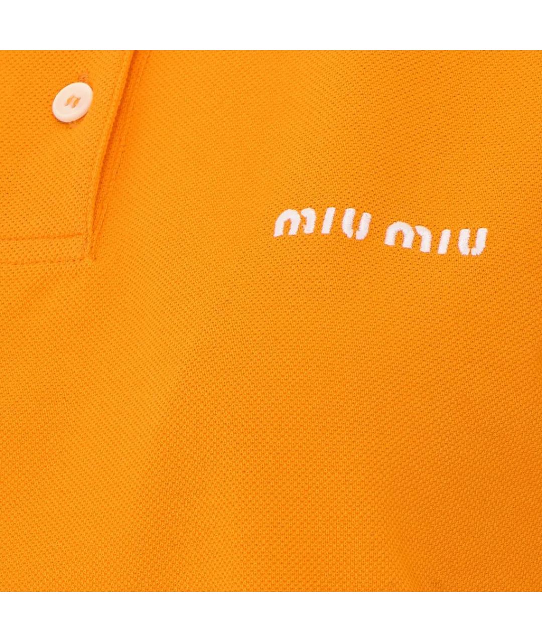 MIU MIU Оранжевая рубашка, фото 3