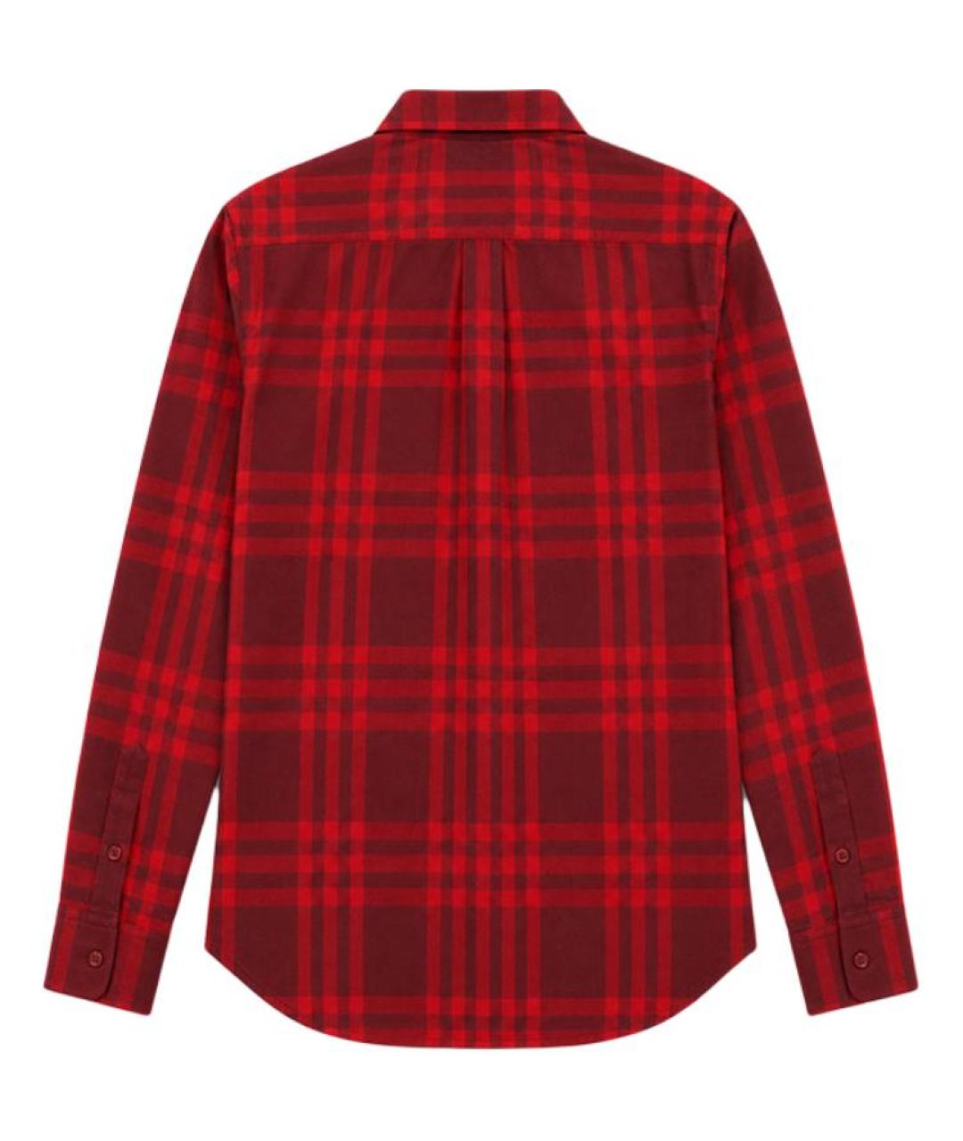 BURBERRY Красная классическая рубашка, фото 2