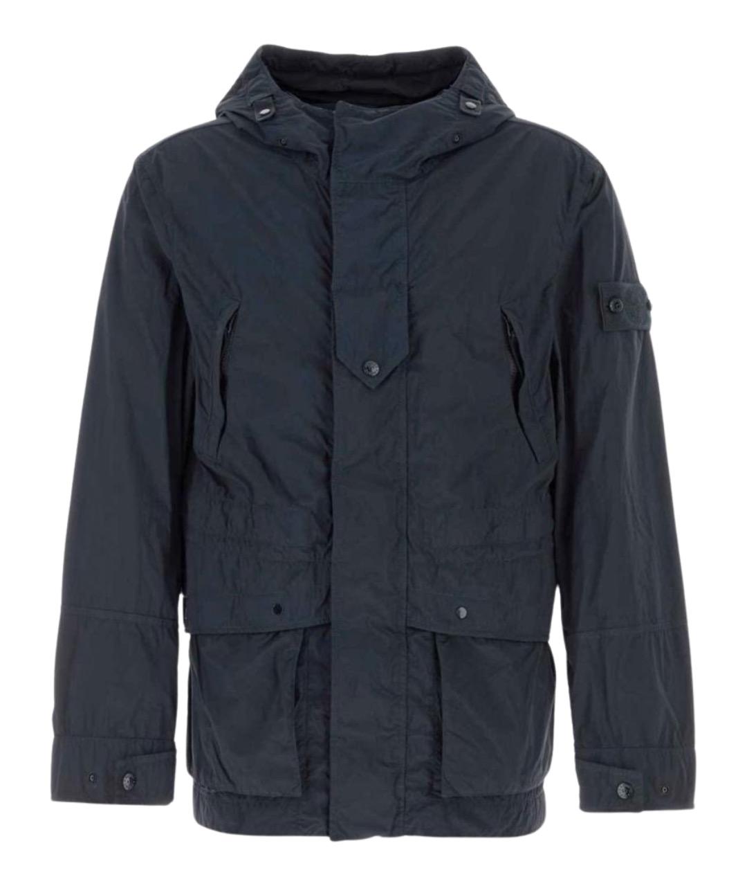 STONE ISLAND Синяя нейлоновая куртка, фото 1
