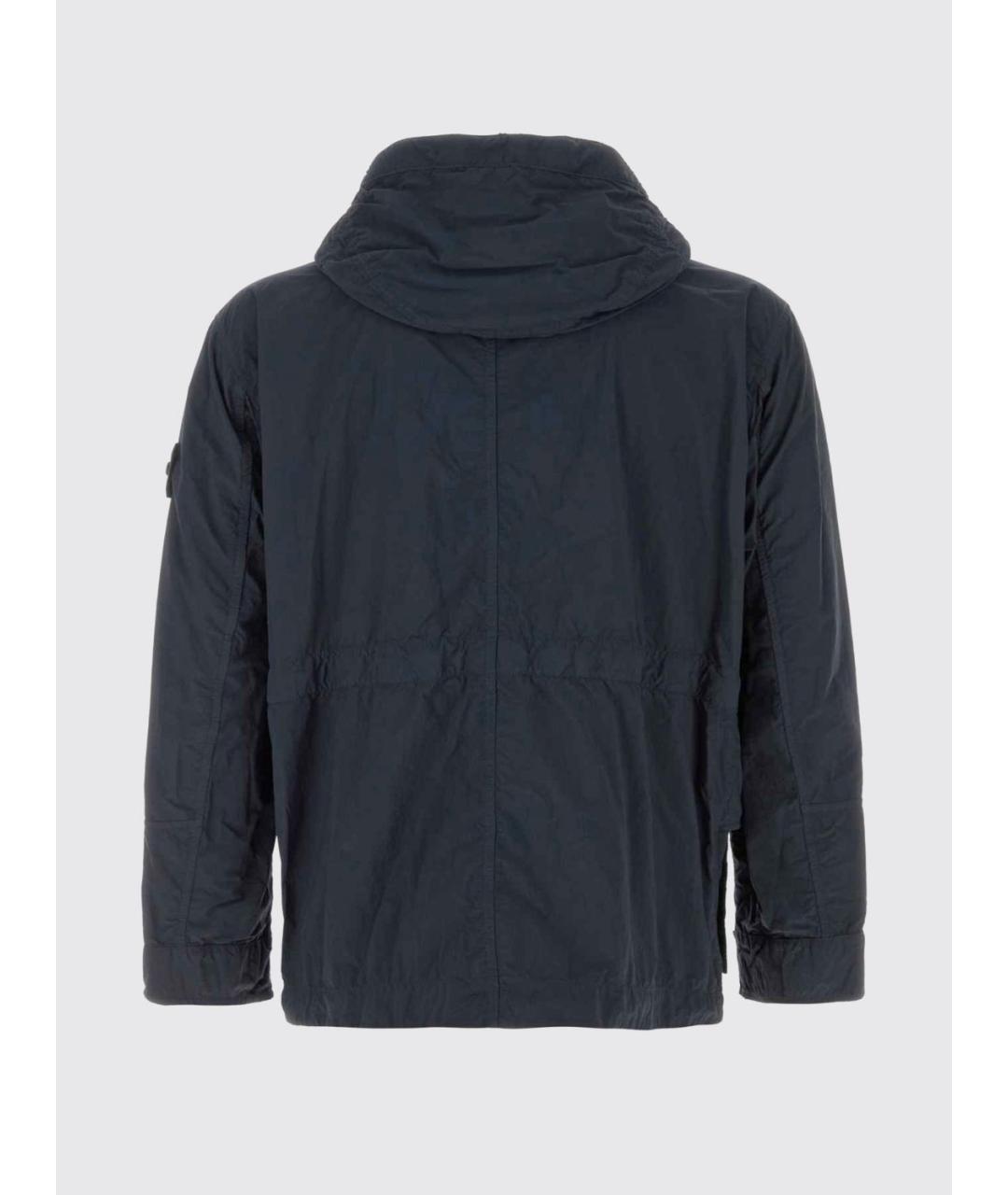 STONE ISLAND Синяя нейлоновая куртка, фото 3