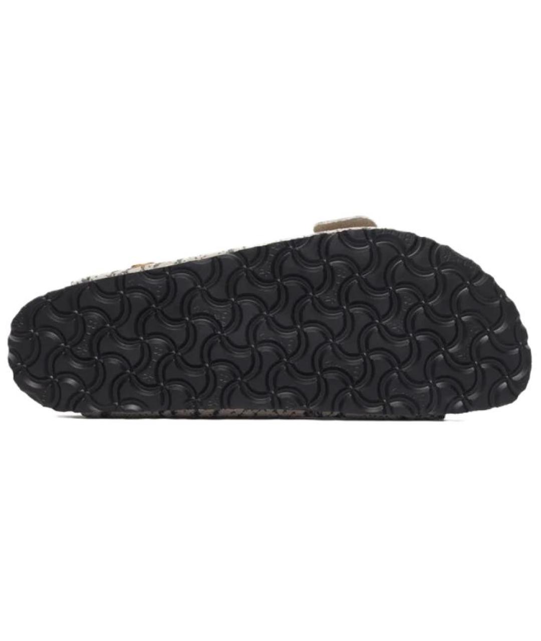 BIRKENSTOCK Бежевые кожаные сандалии, фото 5
