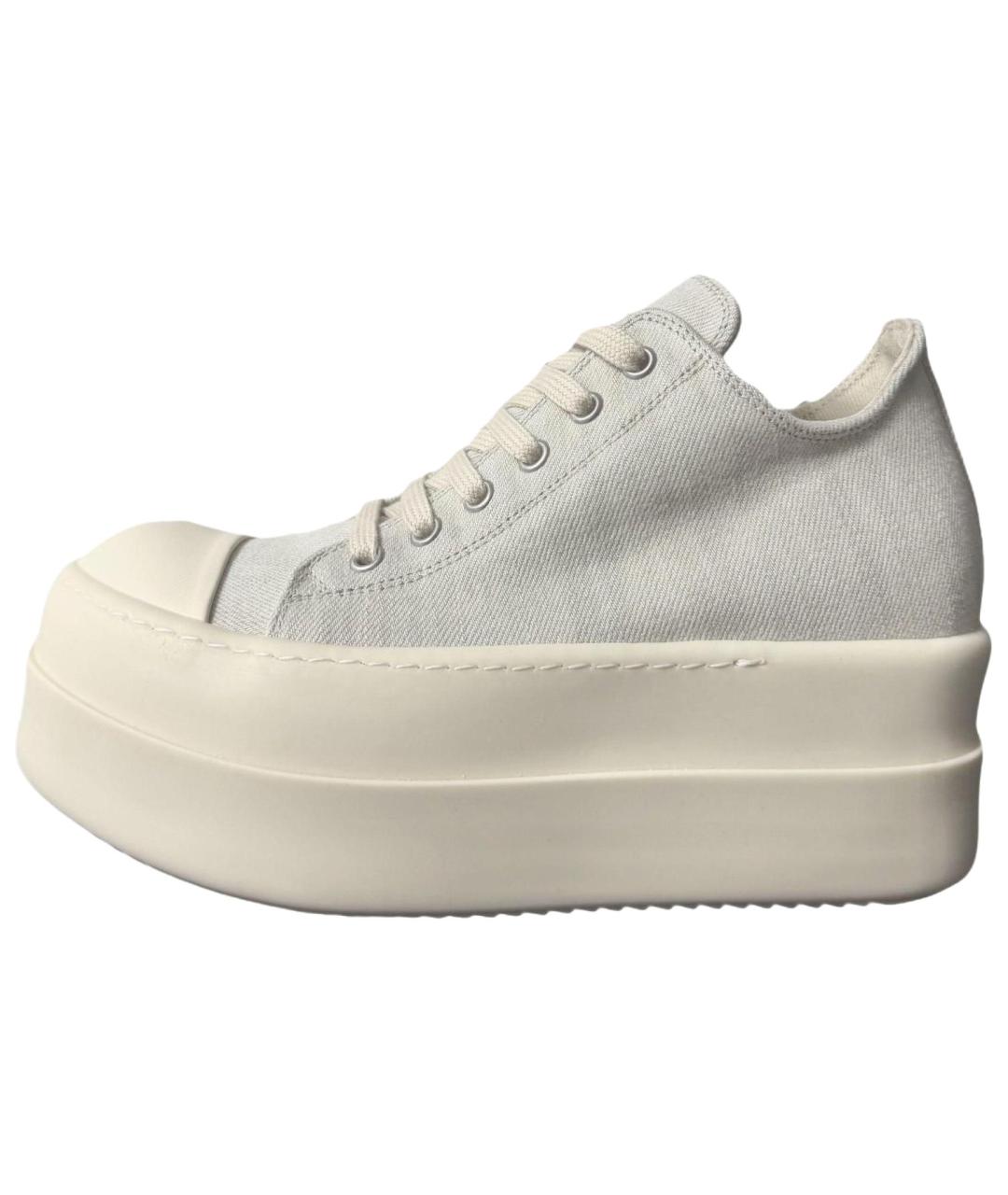 RICK OWENS Серые кроссовки, фото 4