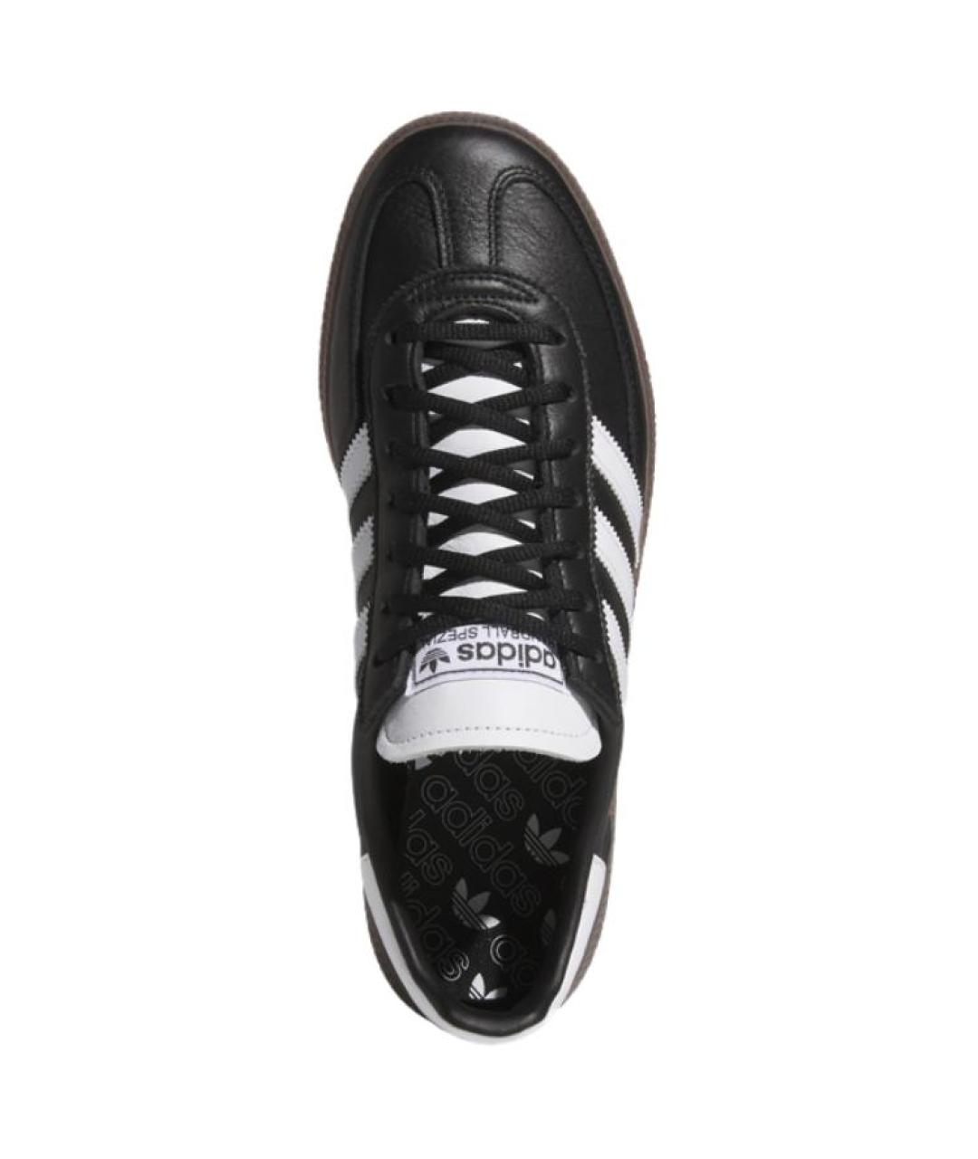 ADIDAS Черные кожаные низкие кроссовки / кеды, фото 3