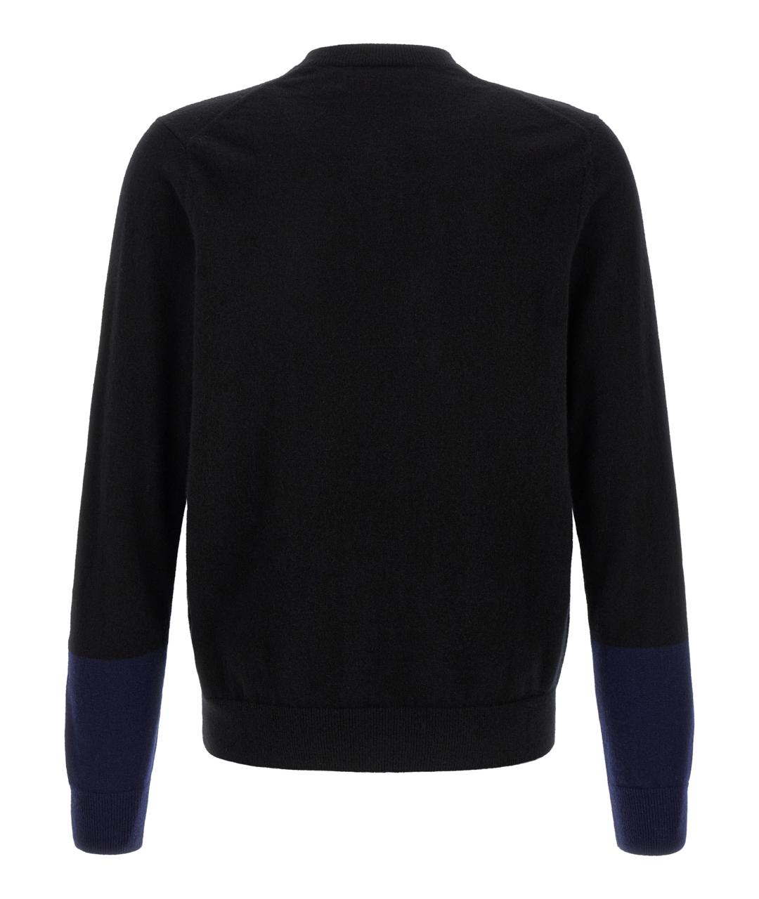 COMME DES GARÇONS SHIRT Черный шерстяной кардиган, фото 2
