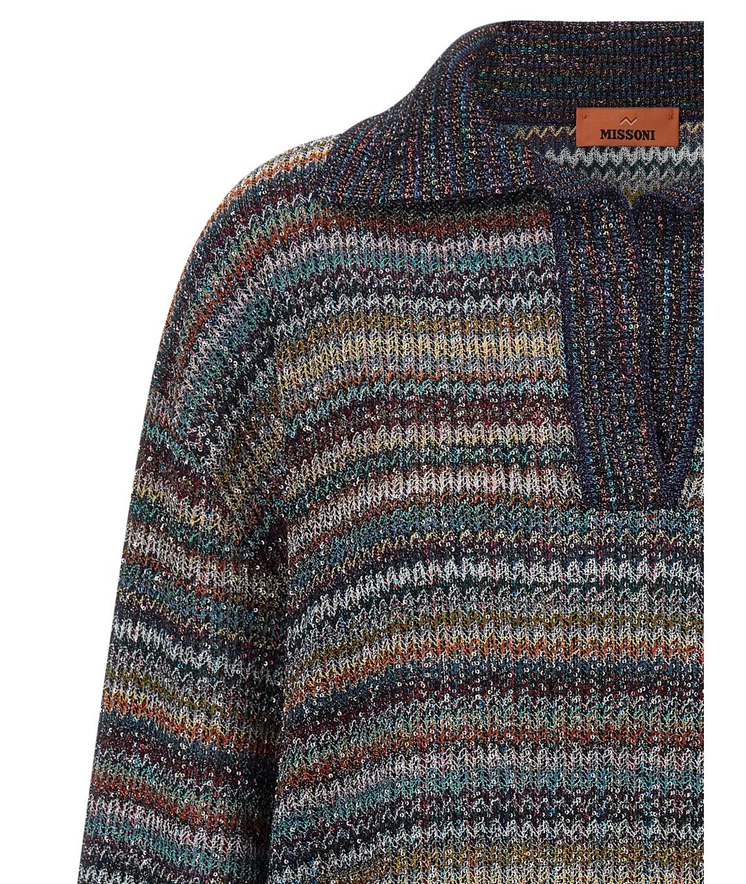 MISSONI Мульти вискозный джемпер / свитер, фото 3
