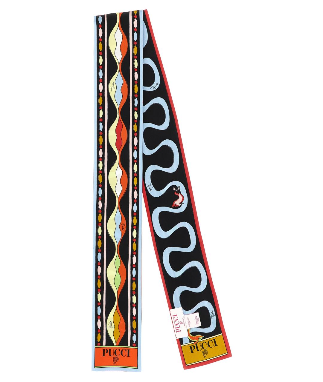 EMILIO PUCCI Мульти шелковый шарф, фото 2