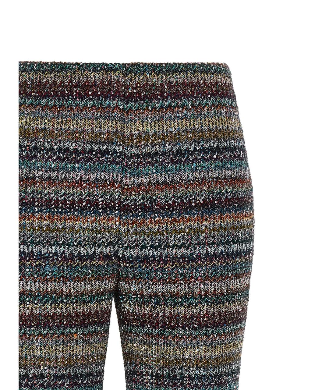 MISSONI Мульти вискозные прямые брюки, фото 3