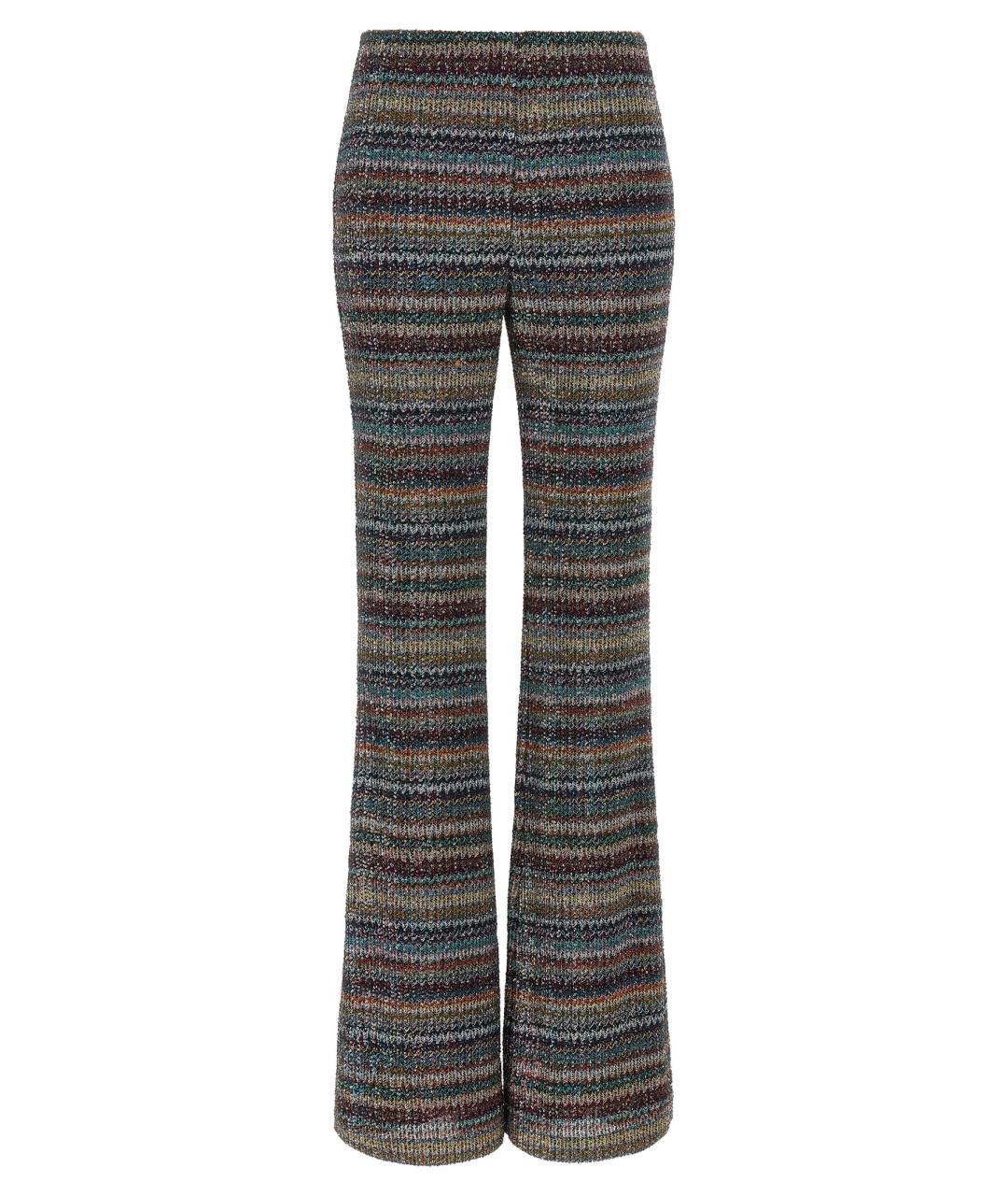MISSONI Мульти вискозные прямые брюки, фото 1