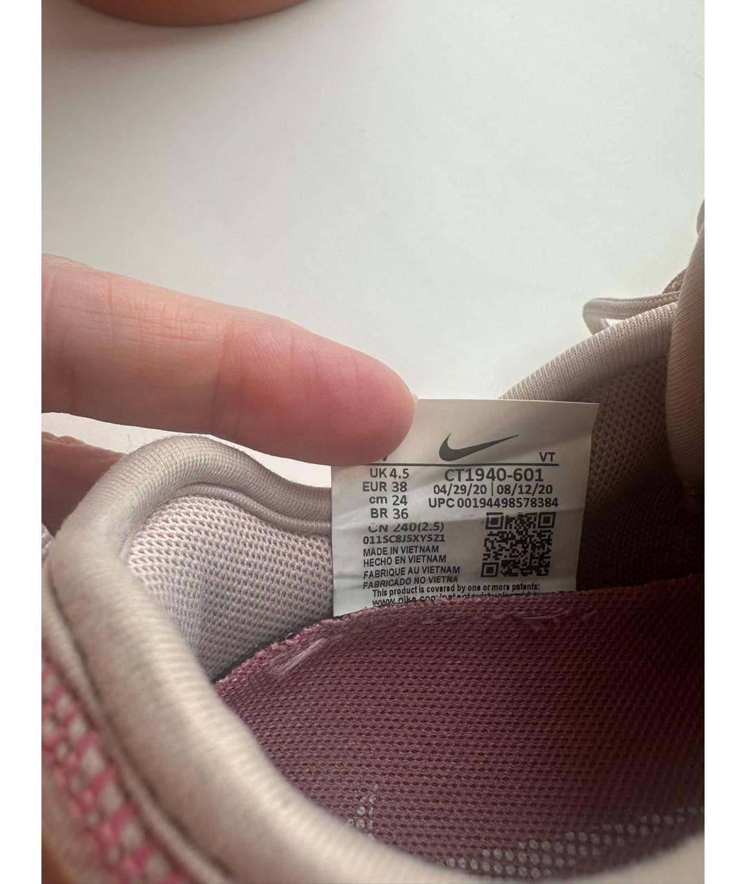 NIKE Розовые кроссовки, фото 4