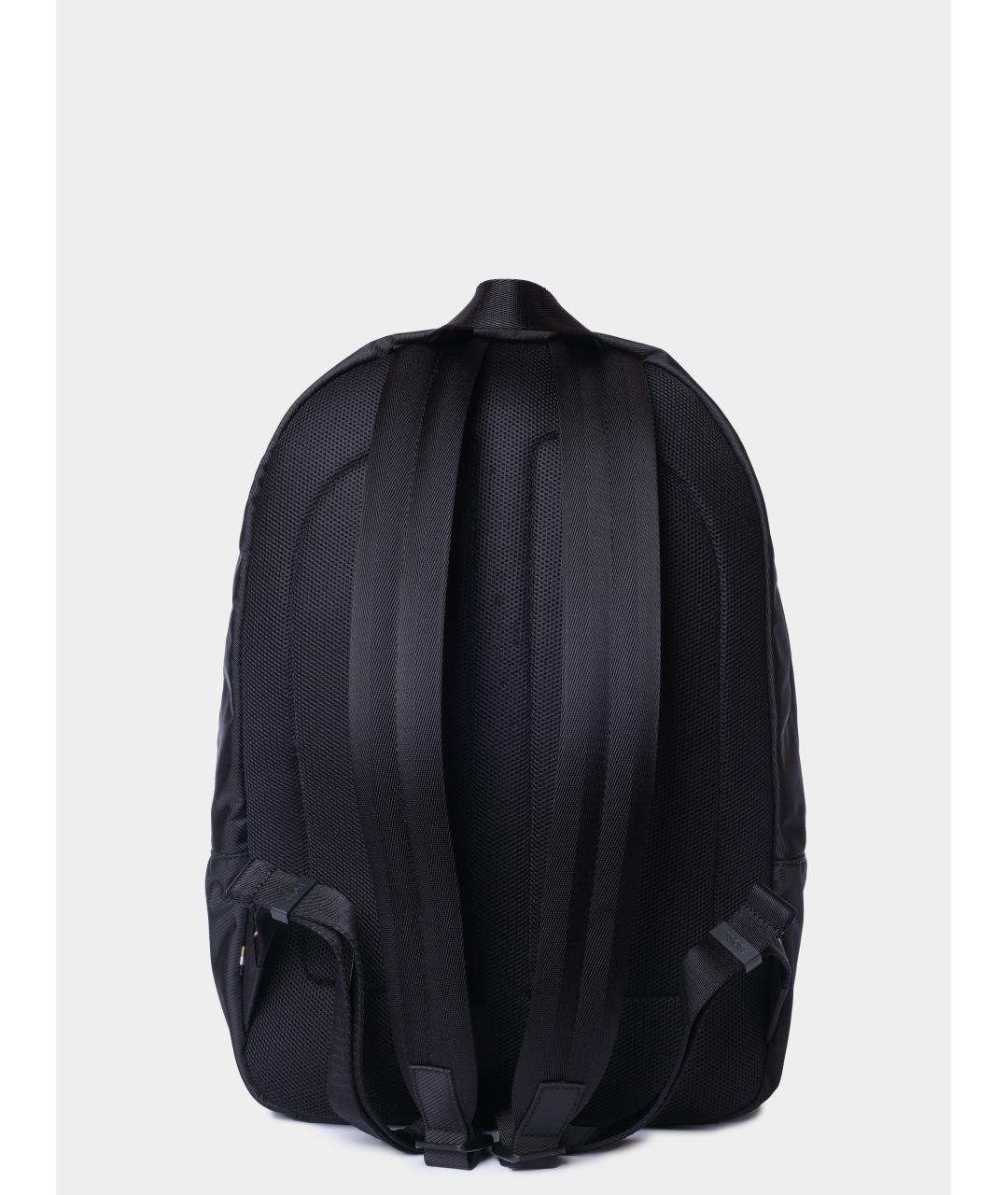 HUGO BOSS Черный нейлоновый рюкзак, фото 4