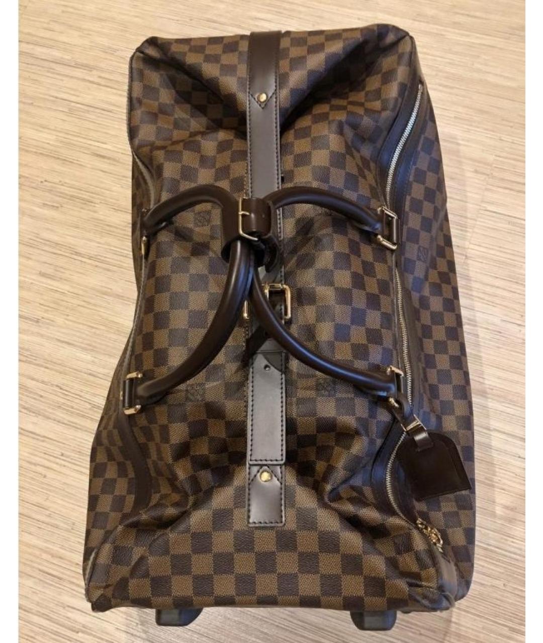 LOUIS VUITTON Коричневая дорожная/спортивная сумка, фото 4
