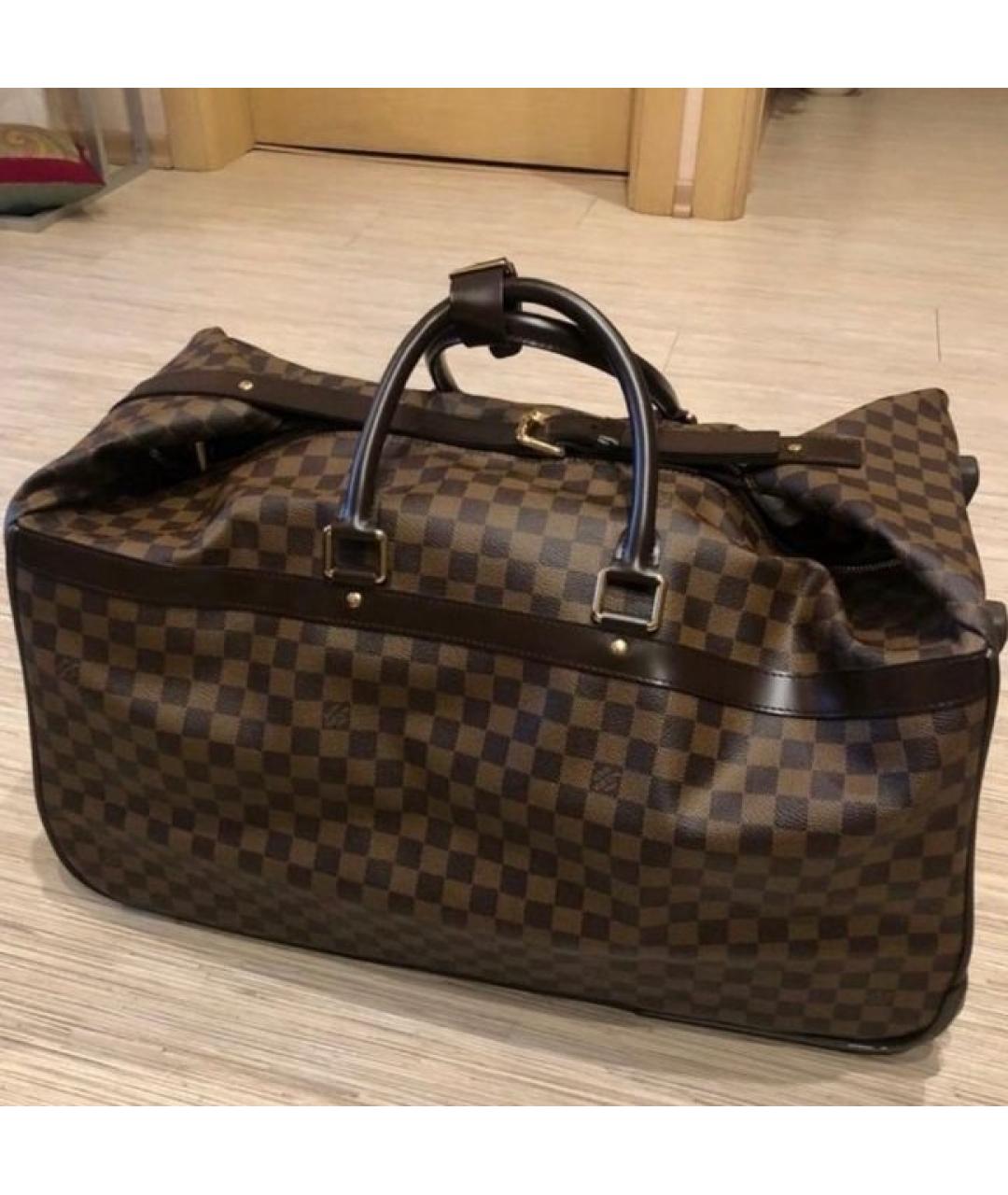 LOUIS VUITTON Коричневая дорожная/спортивная сумка, фото 3