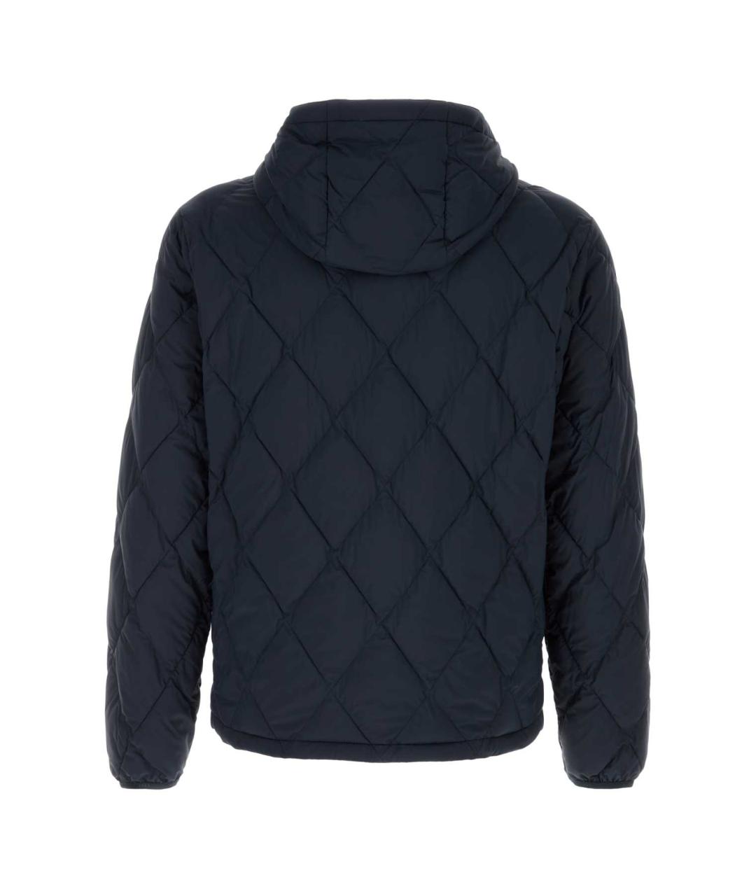 BURBERRY Темно-синяя нейлоновая куртка, фото 2