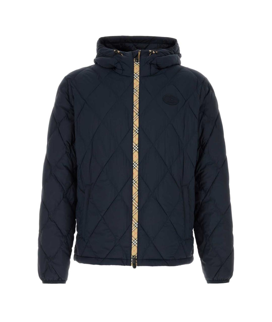 BURBERRY Темно-синяя нейлоновая куртка, фото 1