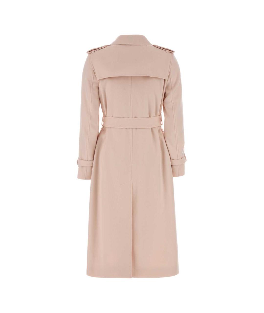 BURBERRY Розовое кашемировое пальто, фото 2