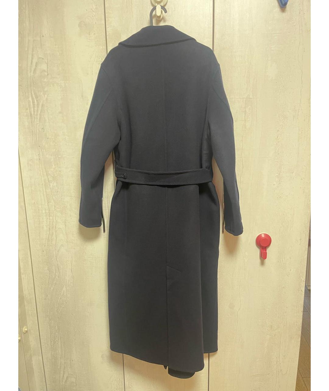 CLOSED Темно-синее шерстяное пальто, фото 5