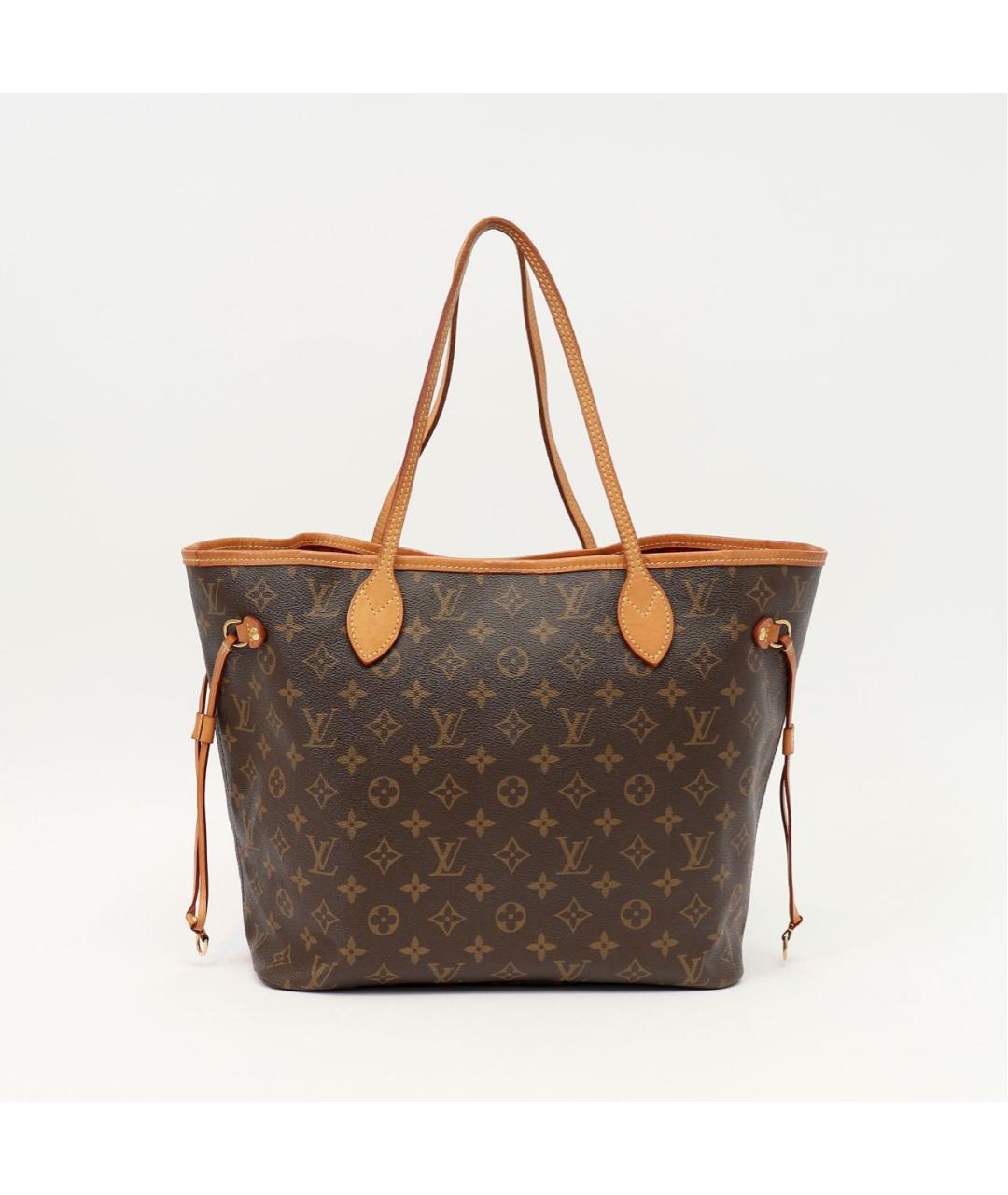 LOUIS VUITTON Коричневая сумка тоут из канвы, фото 9