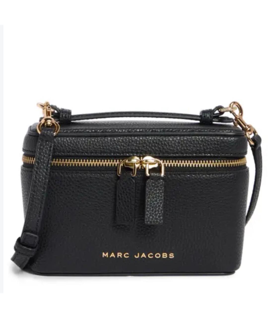 MARC JACOBS Черная кожаная сумка через плечо, фото 5