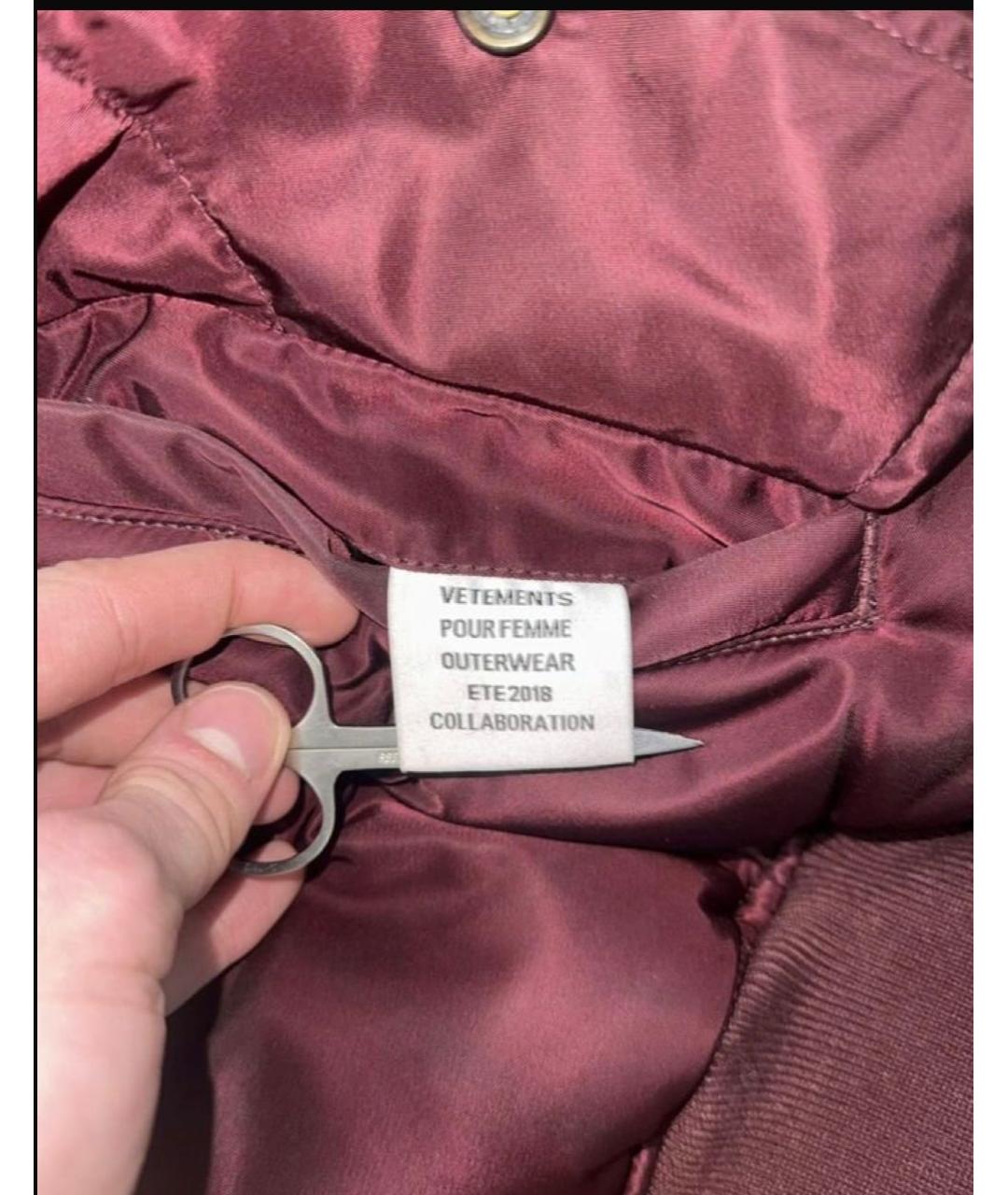 VETEMENTS Красный нейлоновый комбинезон, фото 3