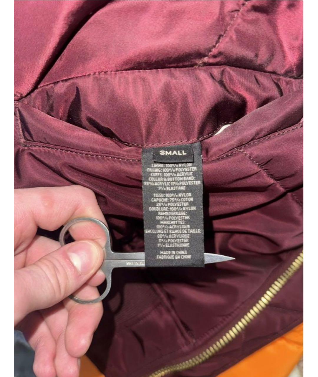 VETEMENTS Красный нейлоновый комбинезон, фото 5