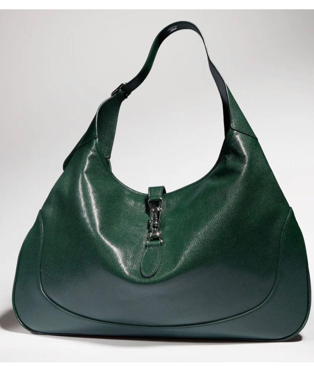 GUCCI Зеленая кожаная сумка через плечо, фото 5