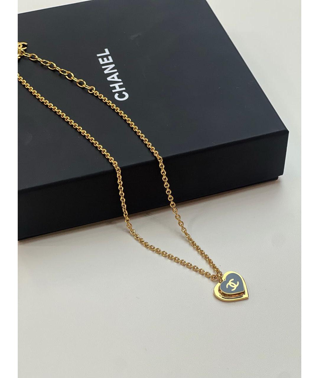 CHANEL Золотое колье, фото 4