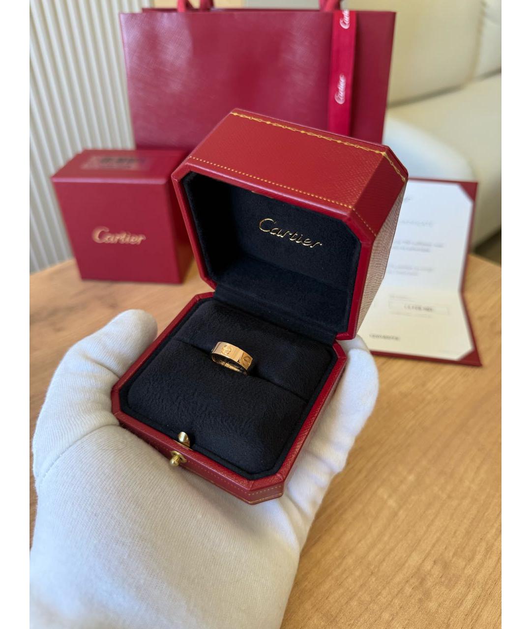 CARTIER Золотое кольцо из розового золота, фото 4