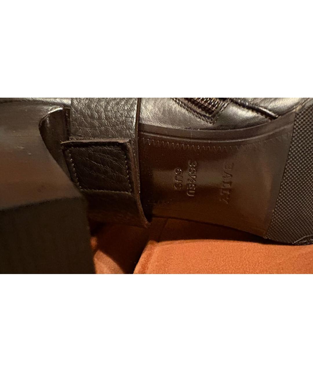 BALLY Коричневые кожаные сапоги, фото 5