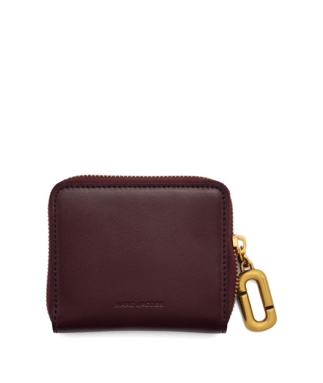 MARC JACOBS Бордовый кожаный кошелек, фото 3