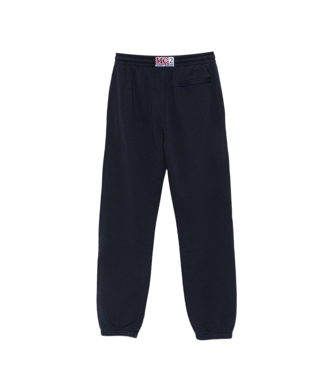 MC2 SAINT BARTH Темно-синие хлопковые повседневные брюки, фото 2
