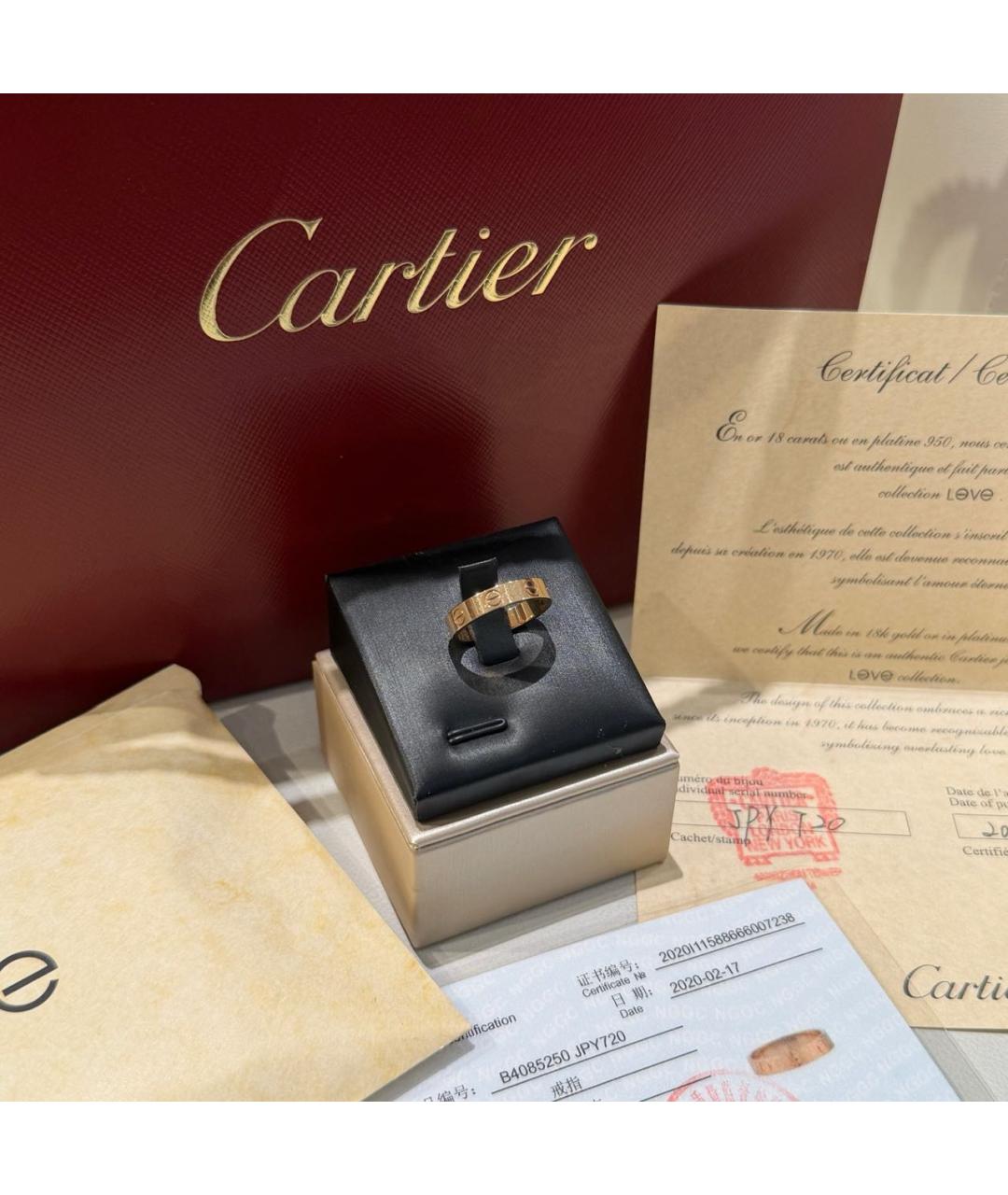CARTIER Золотое кольцо из розового золота, фото 2
