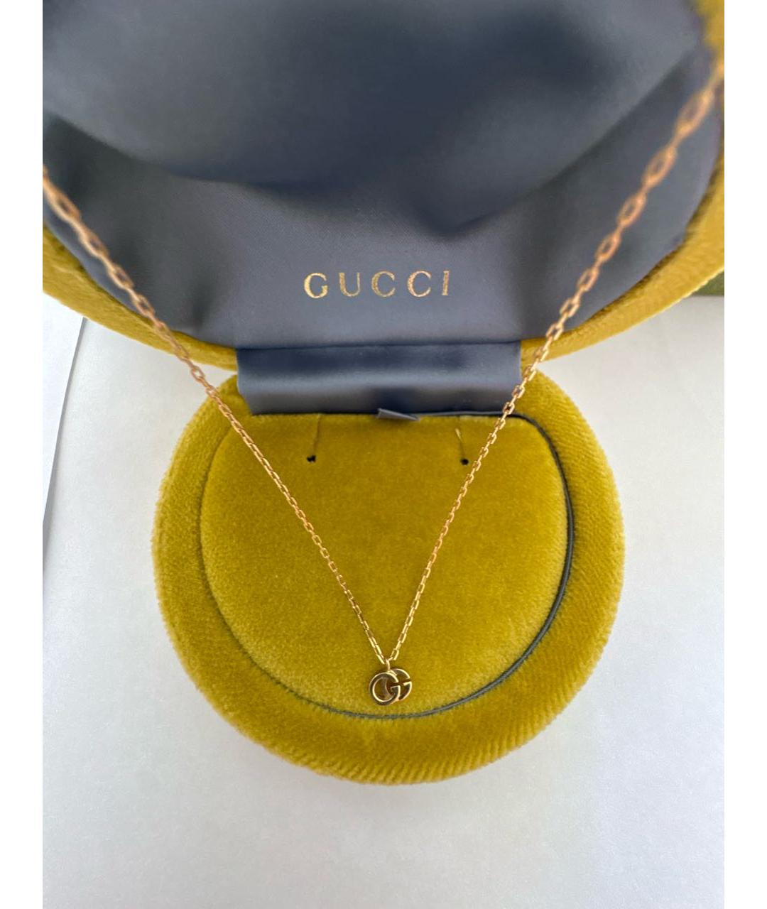 GUCCI Золотое колье из желтого золота, фото 3