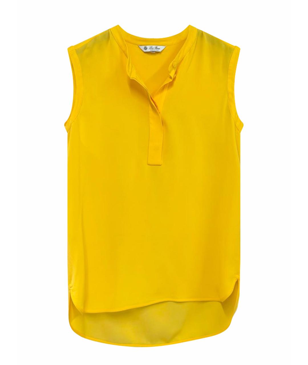 LORO PIANA Желтая блузы, фото 4