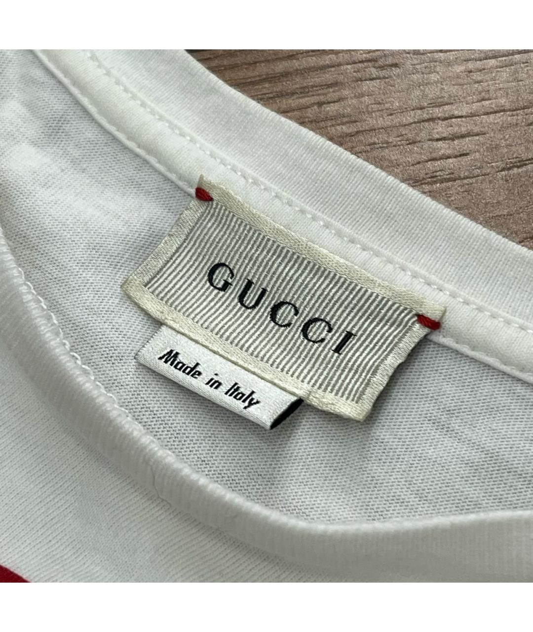 GUCCI Белый детская футболка / топ, фото 3