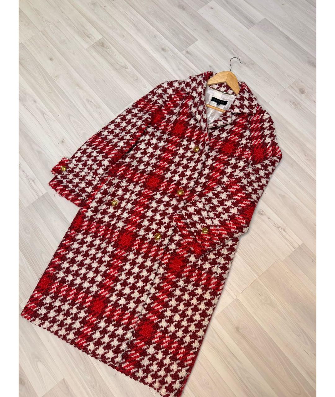 ESCADA Красное шерстяное пальто, фото 6