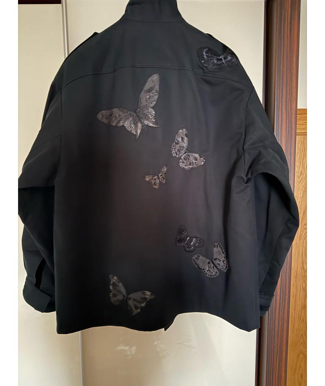 VALENTINO Черная хлопковая куртка, фото 2