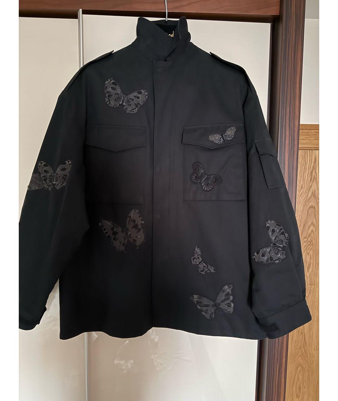VALENTINO Черная хлопковая куртка, фото 9