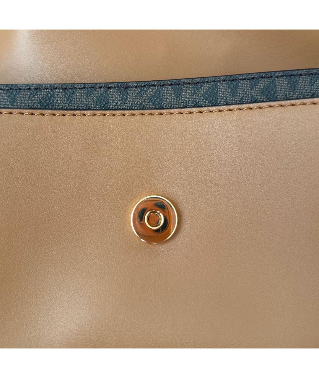 MICHAEL KORS Коричневая сумка через плечо из кожи аллигатора, фото 6