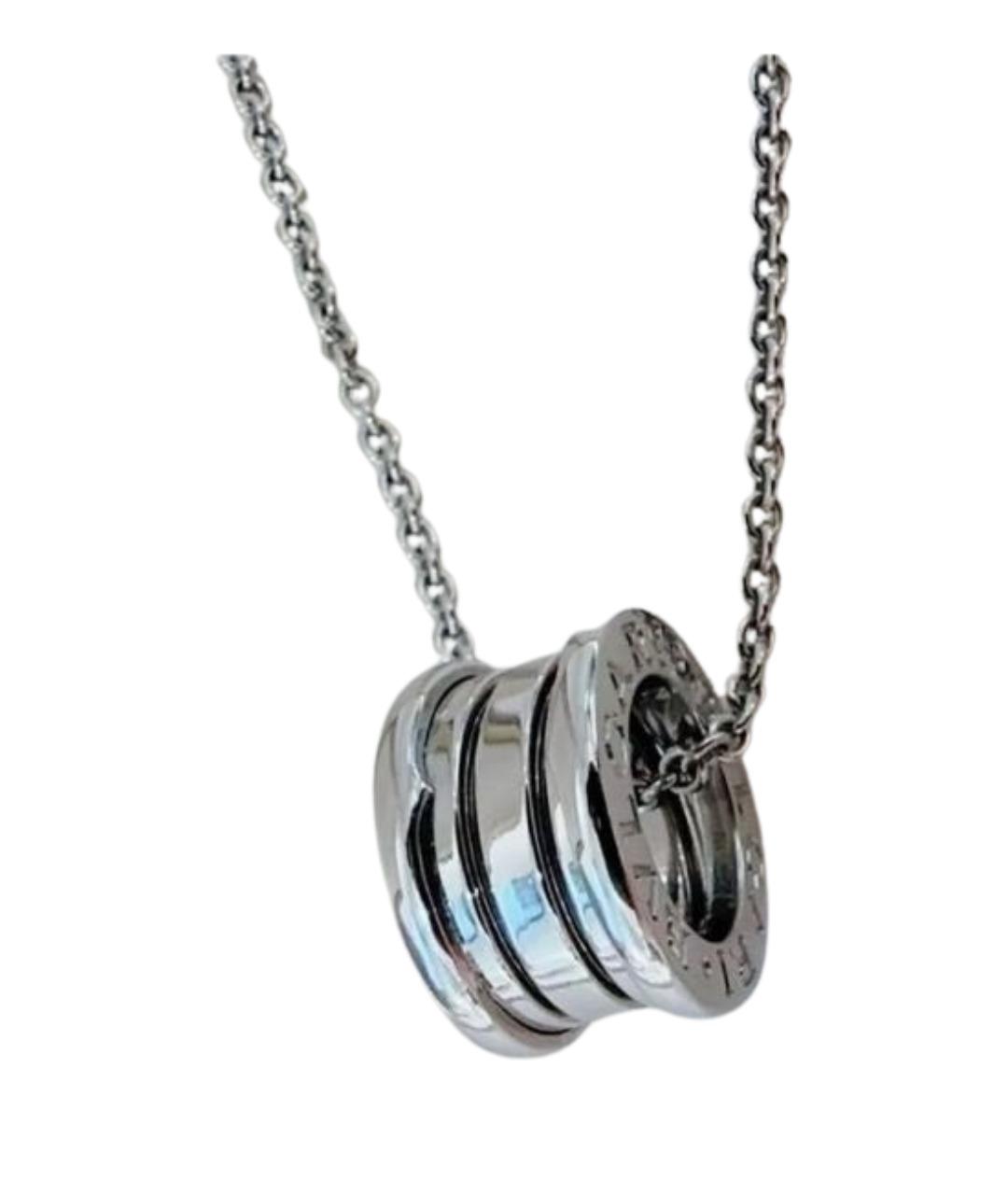 BVLGARI Серебряное колье из белого золота, фото 1