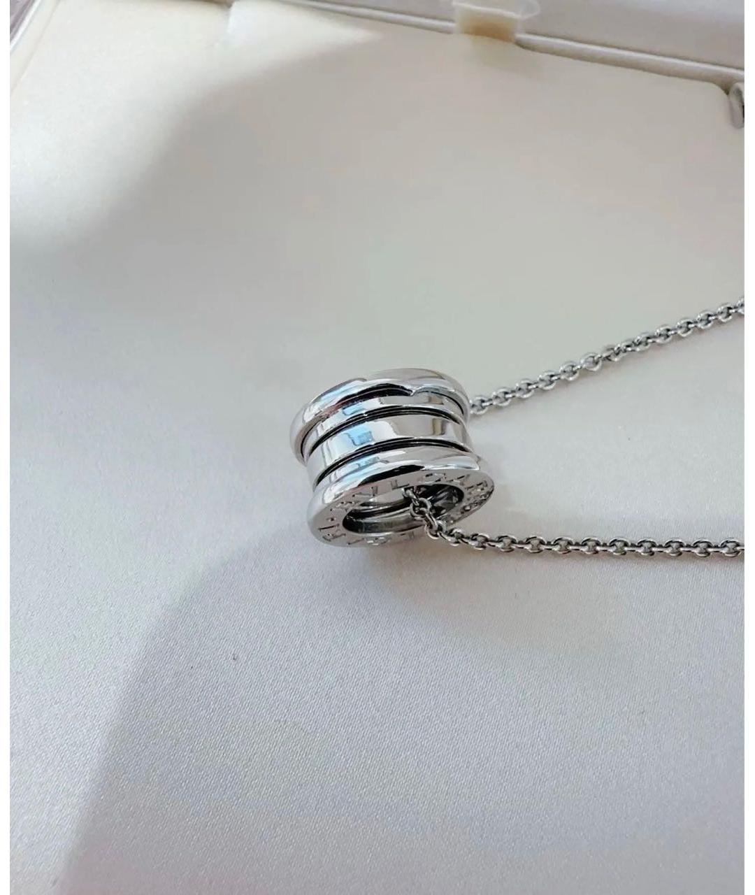 BVLGARI Серебряное колье из белого золота, фото 5