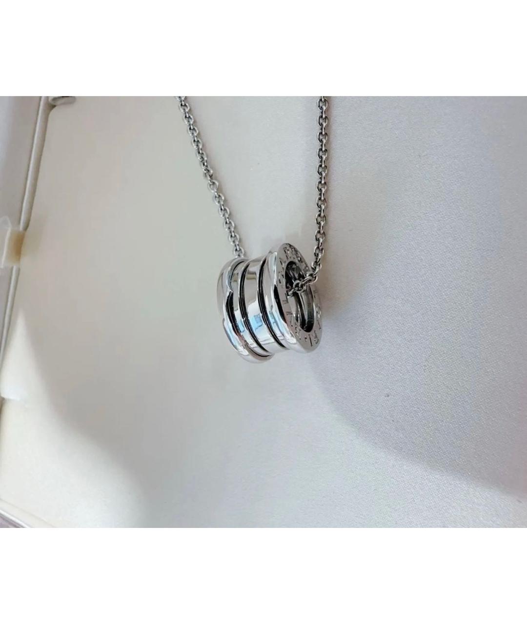 BVLGARI Серебряное колье из белого золота, фото 6