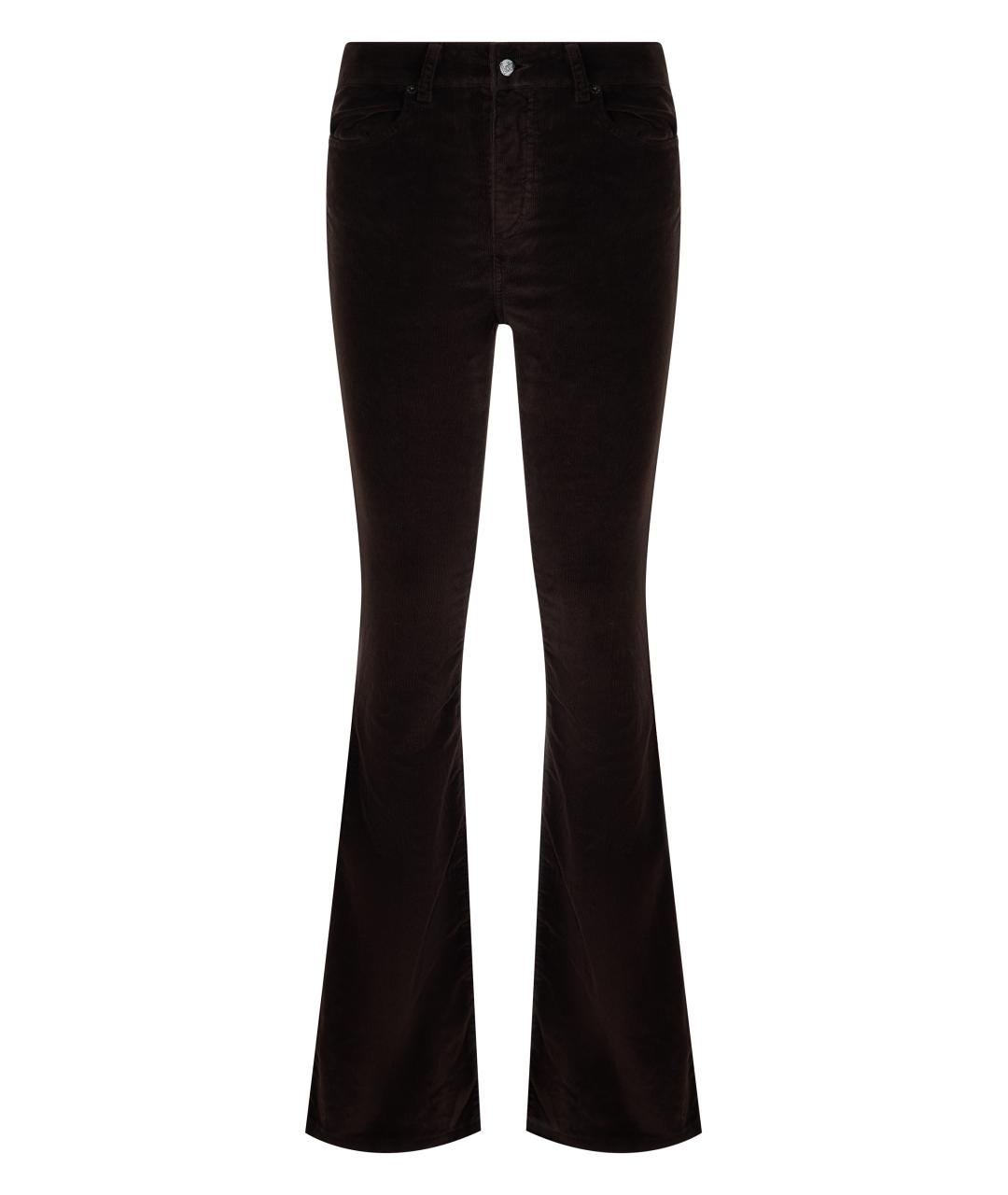LOIS JEANS Бордовые хлопковые прямые брюки, фото 1