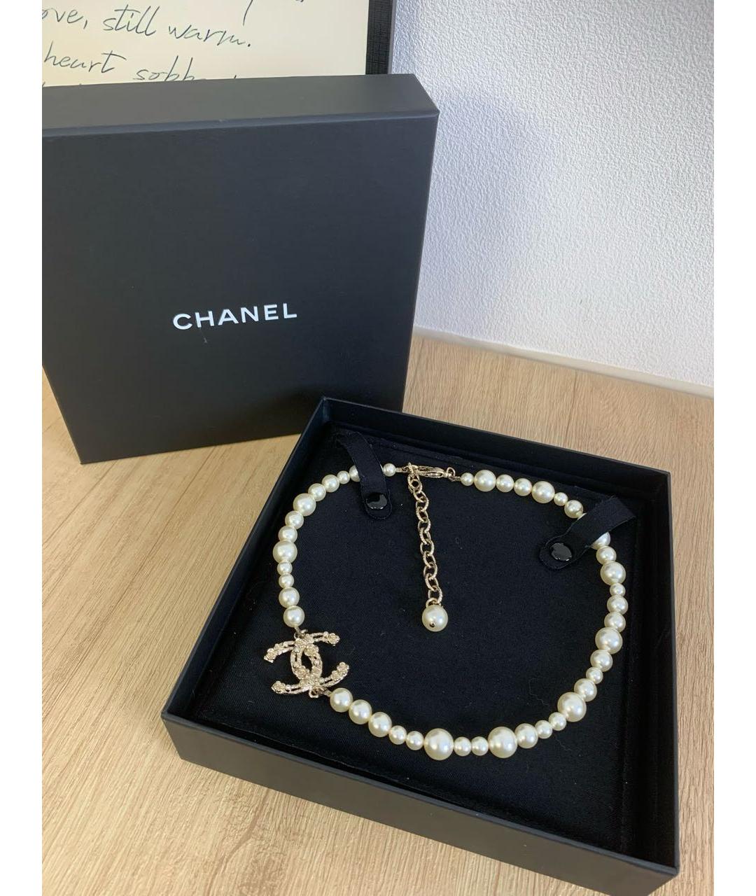 CHANEL Золотое колье, фото 5
