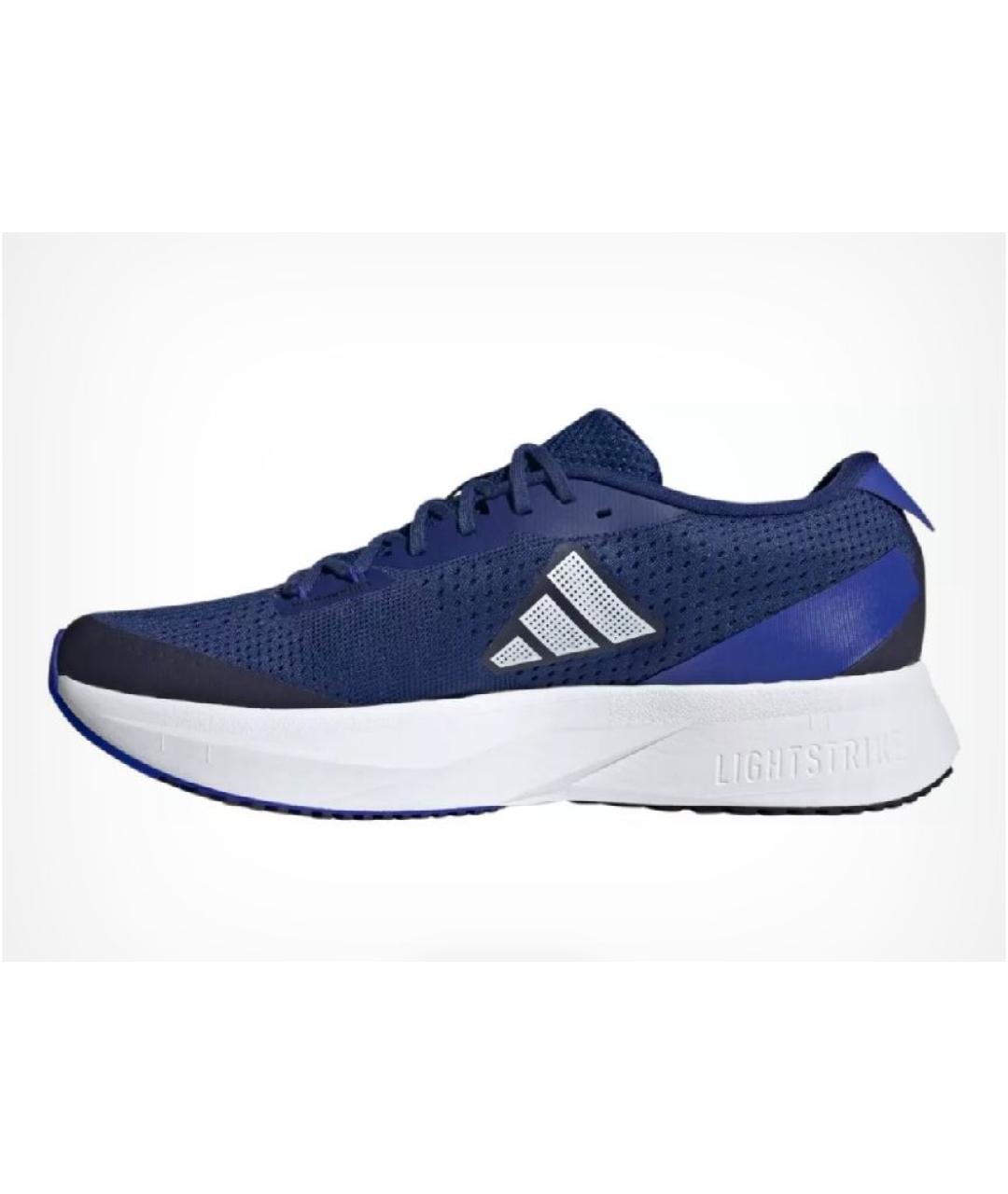 ADIDAS Темно-синие текстильные кроссовки, фото 9