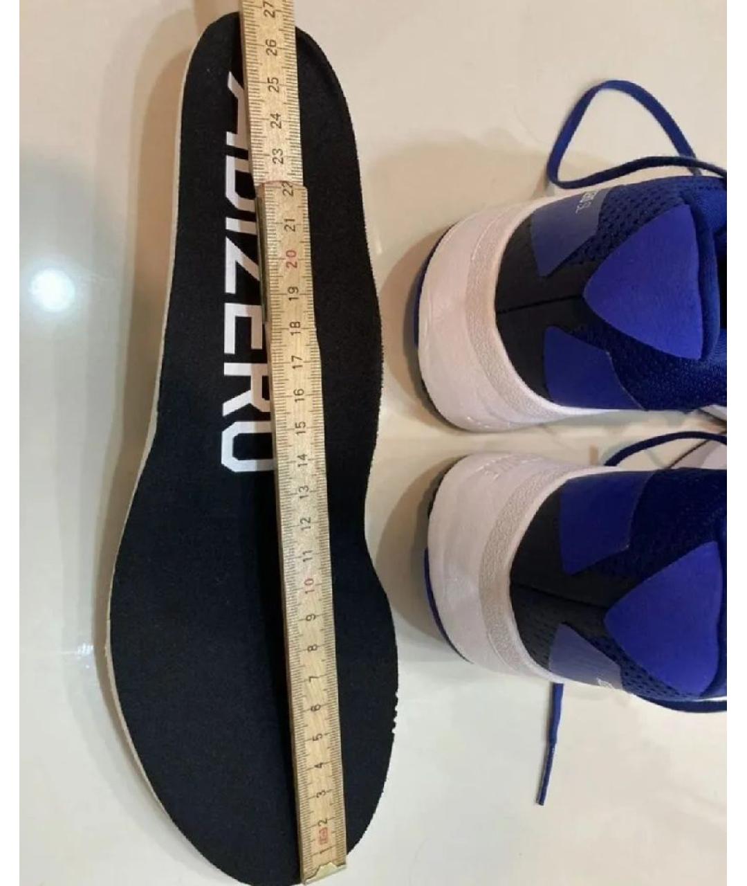 ADIDAS Темно-синие текстильные кроссовки, фото 8