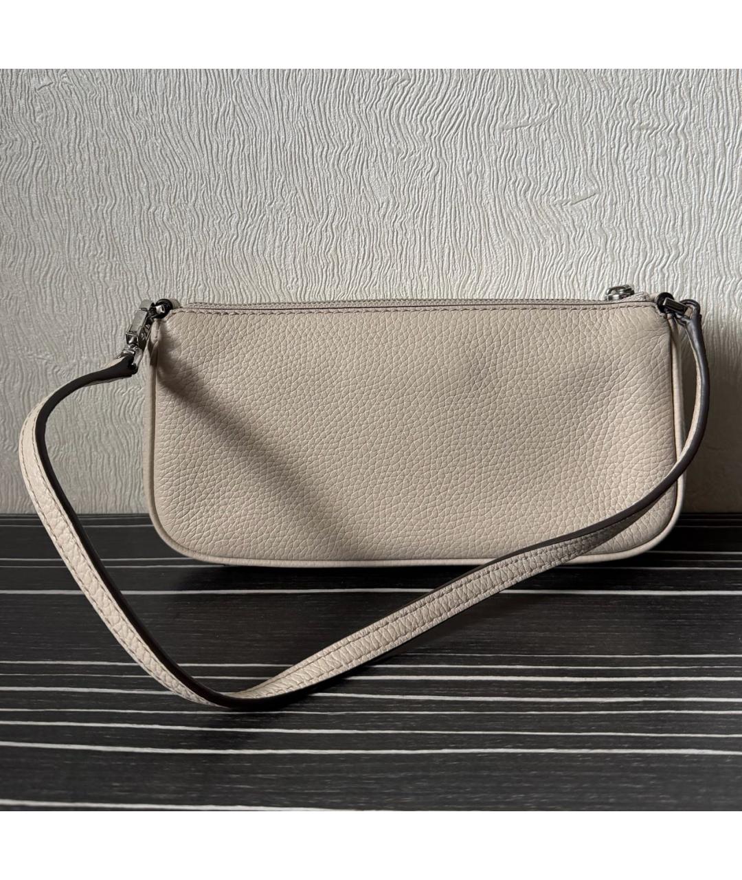 MICHAEL KORS Серая кожаная сумка через плечо, фото 2