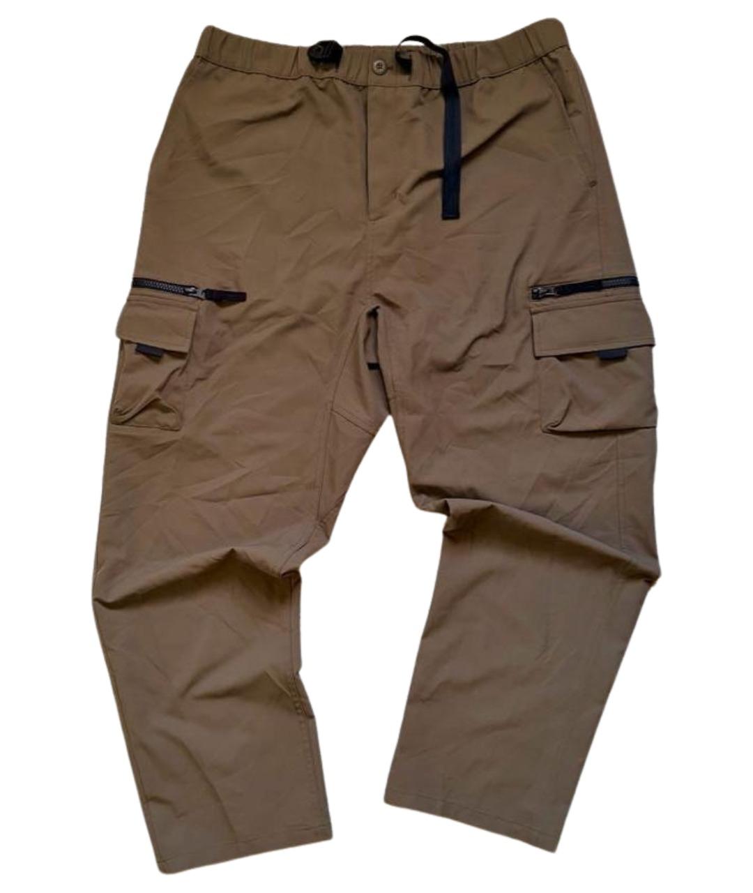CARHARTT WIP Хаки полиэстеровые повседневные брюки, фото 1