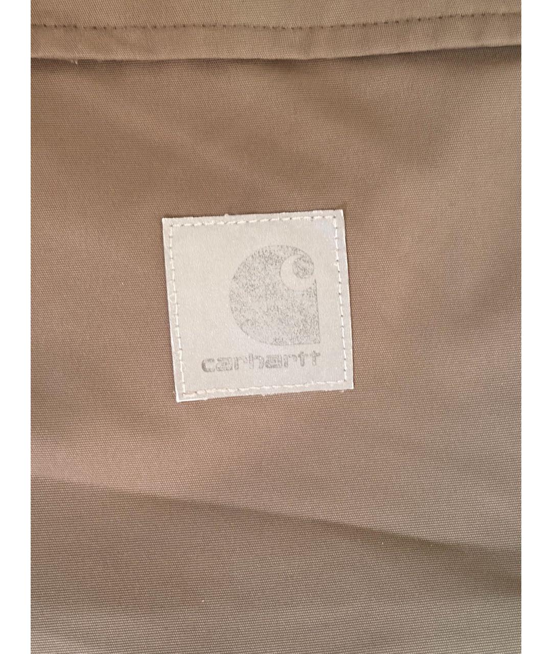 CARHARTT WIP Хаки полиэстеровые повседневные брюки, фото 4